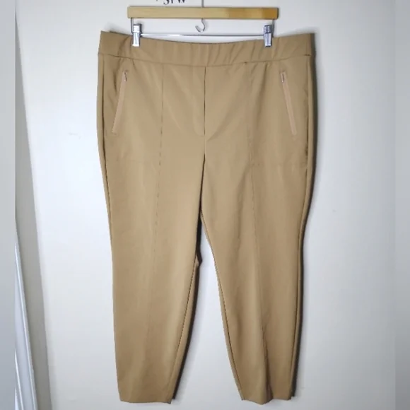 Lane Bryant On The Go Ankle Pants Size 20 NWT 4-Way Stretch - Picture 2 of 9
